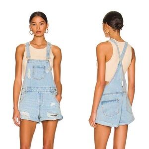 superdown Light Blue Denim Overalls